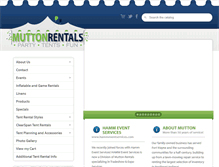 Tablet Screenshot of muttonrentals.com